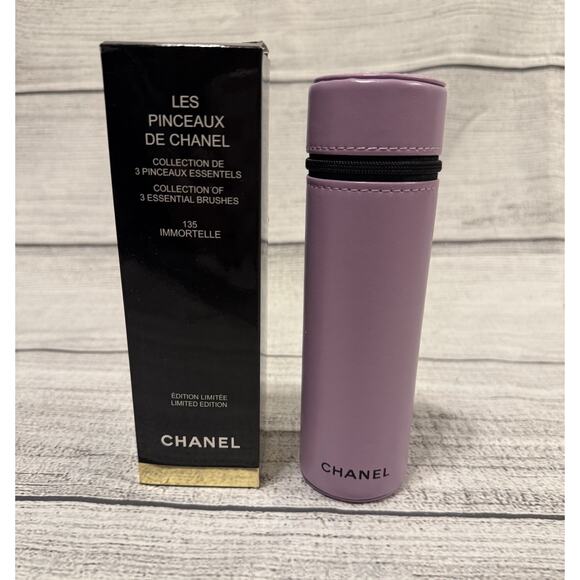 CHANEL LES PINCEAUX - 135 Immortelle Purple 3 Essential Brushes / NEW IN BOX!! - Picture 9 of 12